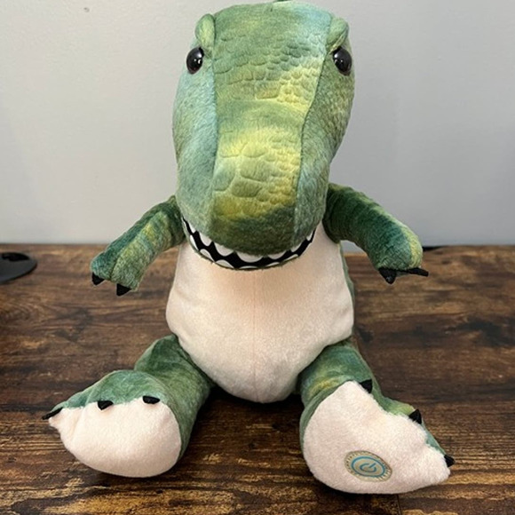 Leader Light Green T-Rex‎ Dinosaur Plush that Shakes & Vibrates - Picture 1 of 7